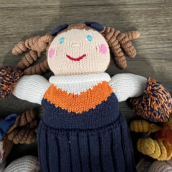 Zubels Knit Cheerleader Set of 4 - Picture 3 of 9